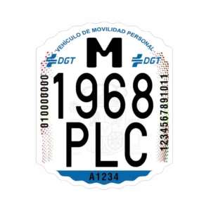 Matrícula Patinete Homologada | Oficial DGT (VMP)